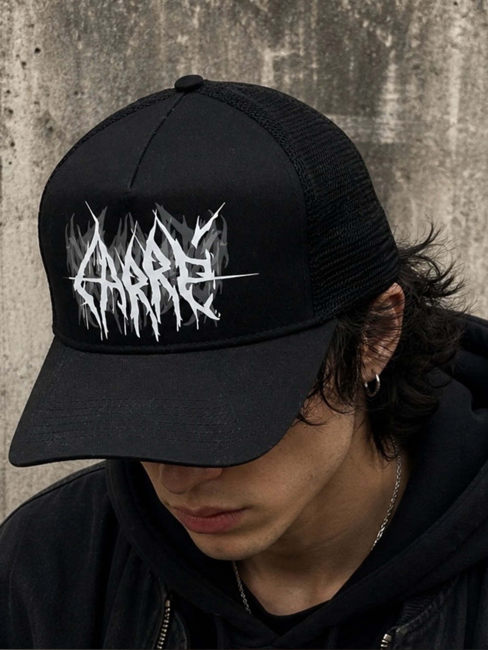 Culture Kings Carre Metalle Trucker Strapback Hat ‘Black’